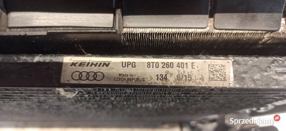 AUDI Q5 2015 PAS PRZEDNI CHŁODNICE KOMPLET 20TDI Chłodnie wody