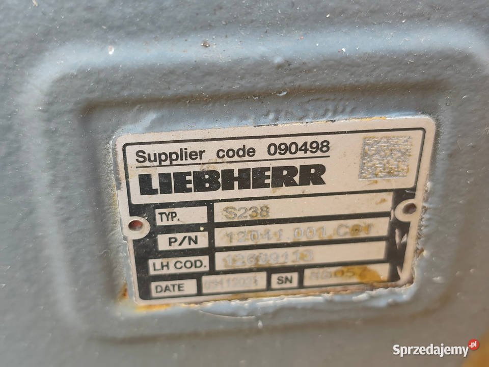 Most Liebherr NOWY Typ S238 Liebherr Most Układ napędowy wielkopolskie sprzedam