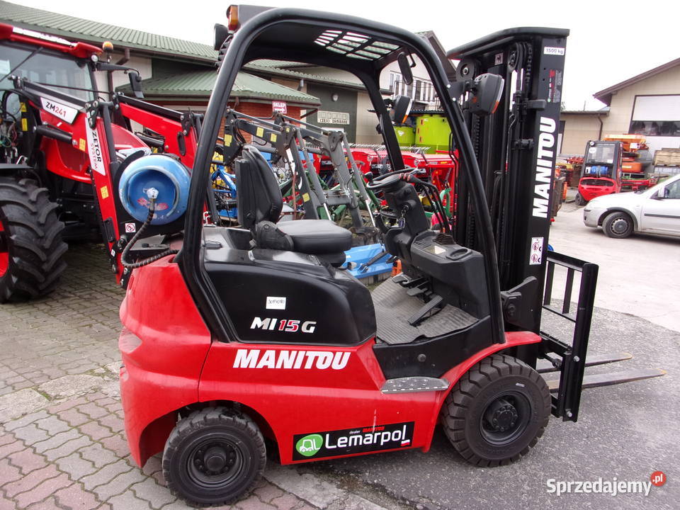 Wózek Widłowy MI15G Manitou 15T LPG w RadMasz Opoczno
