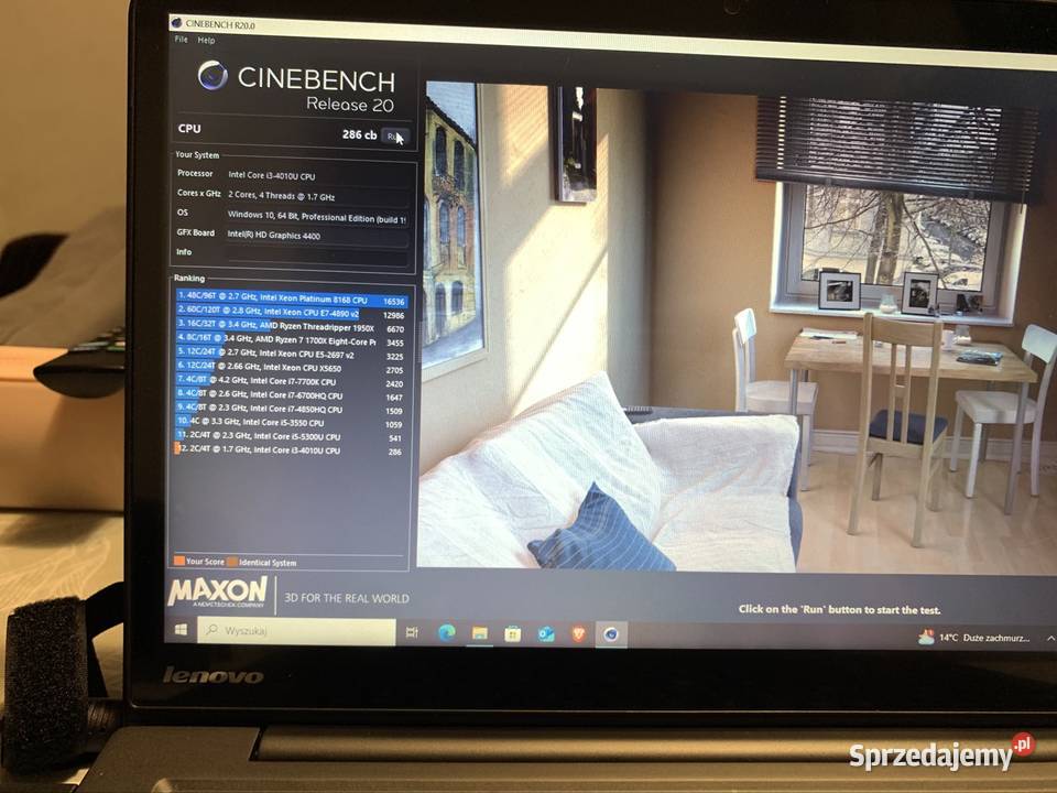 Lenovo ThinkPad s440 win10 gry dotykowy