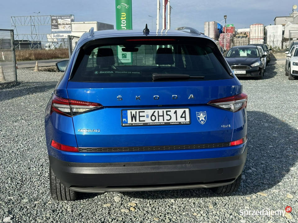 koda Kodiaq 20 TSI 4x4 190 2022 DSG7 Style Salon czujnik zmierzchu dolnośląskie Wojkowice