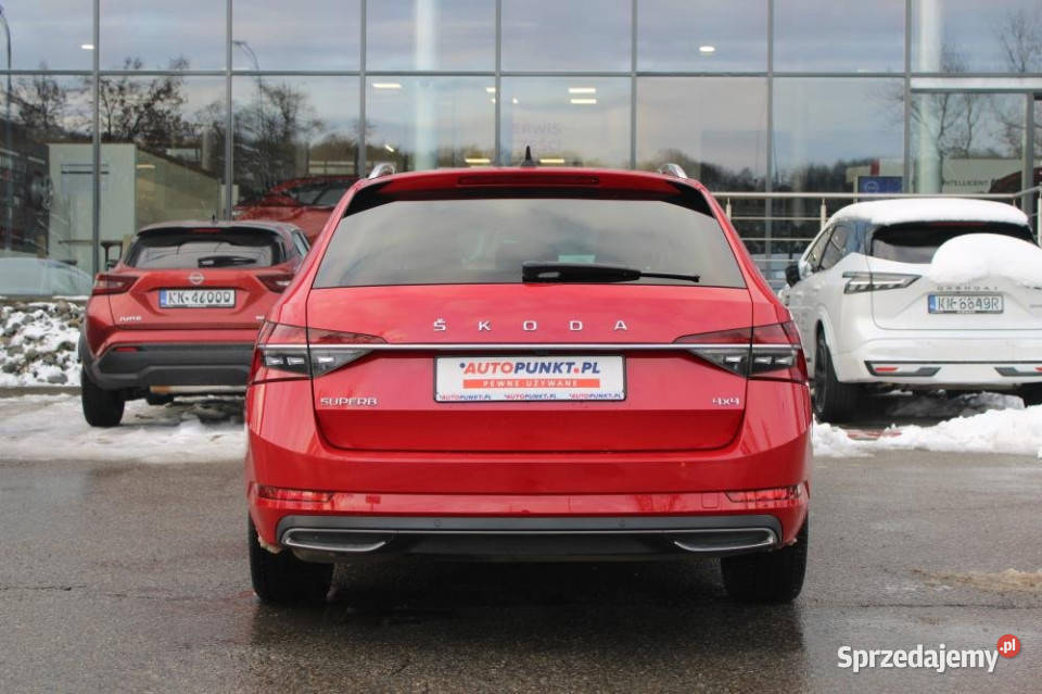 Skoda Superb 2021r Matrix Panorama Canton El 200KM Kraków