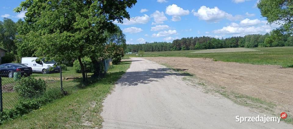 Działka 1000m2 Skrybicze warunki zabudowy prąd
