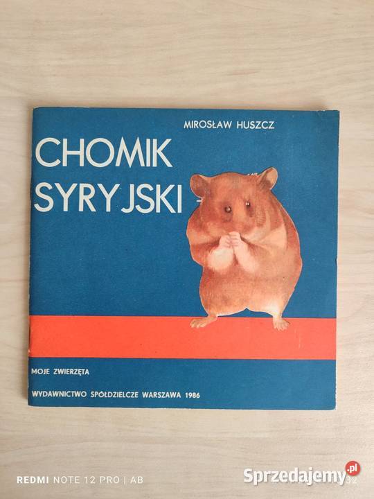 Chomik syryjski M Huszcz wyd z 1986 r Katowice sprzedam