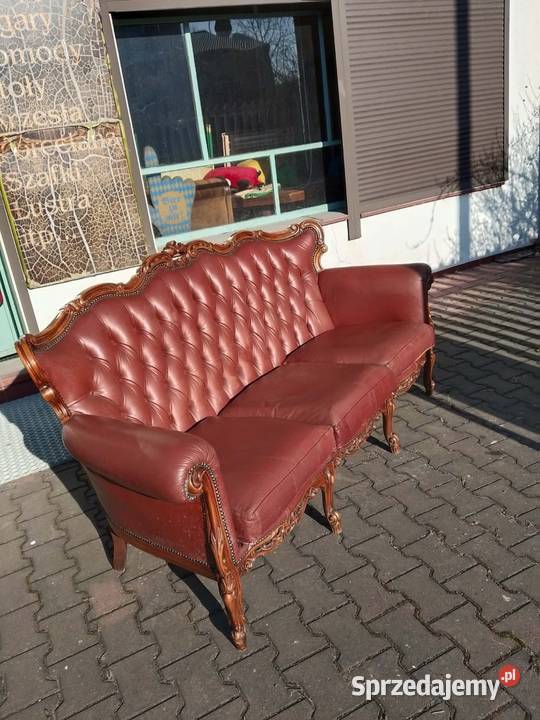 Kanapa francuska skóra naturalna Siedlce