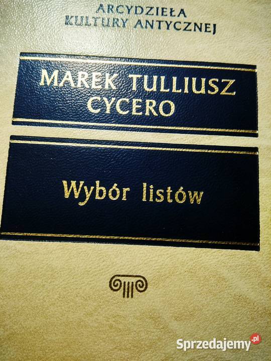 Cycero Wybór listów Antykwariat Wawa Bródno mazowieckie Warszawa