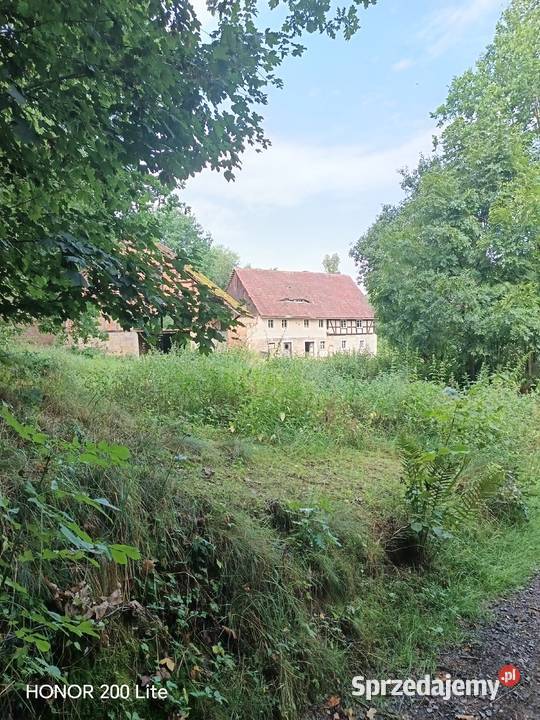 Zabytkowy dom szachulcowy ryglowy 150 m na Grunty i działki Lwówek Śląski