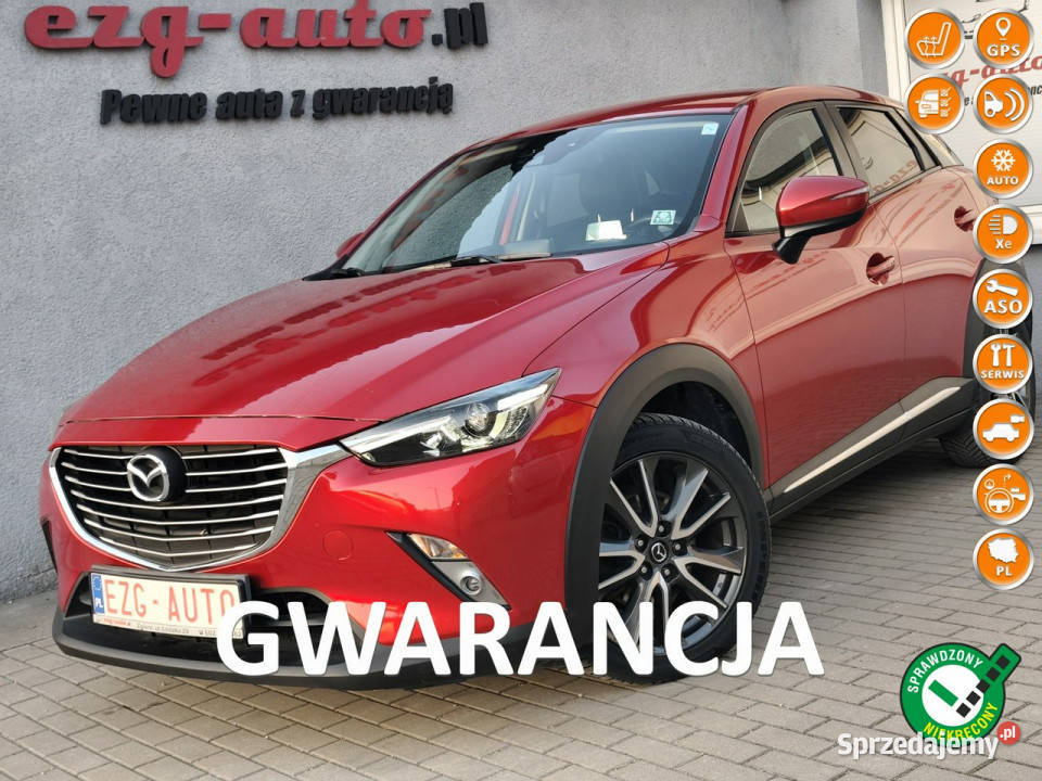 Mazda CX3 Serwis ASO Iwł bogata Gwarancja manualna Zgierz