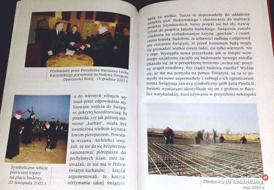 Opatrzność Boża i jej świątynia w Polsce Józef sprzedam