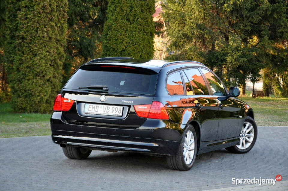 BMW 320 20d143LiftCzarnaParktronikI Rok produkcji 2011 mazowieckie Ostrów Mazowiecka