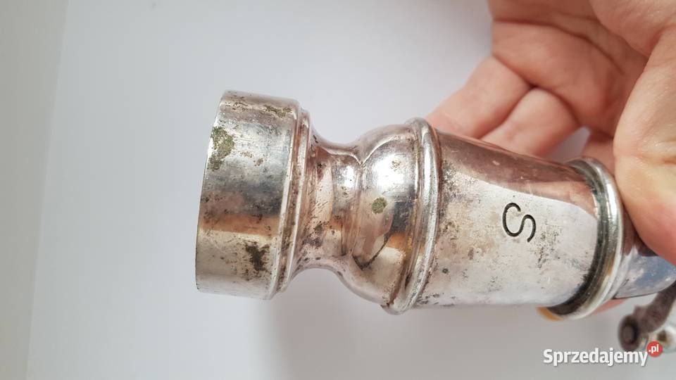 Sygnowana platerowana solniczka i pieprzniczka Pozostałe Dąbrowa Górnicza