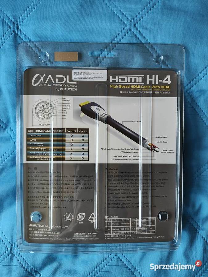 Kabel HDMI Furutech ADL ver 14 Nowa Sól