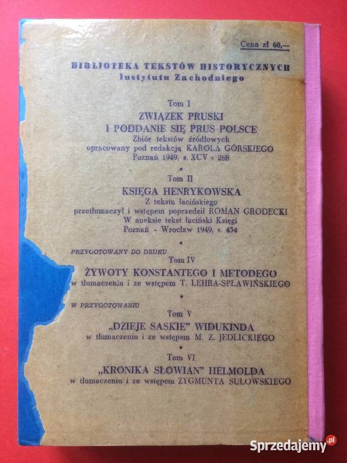 3135 KronikaThietmara Szczecin sprzedam