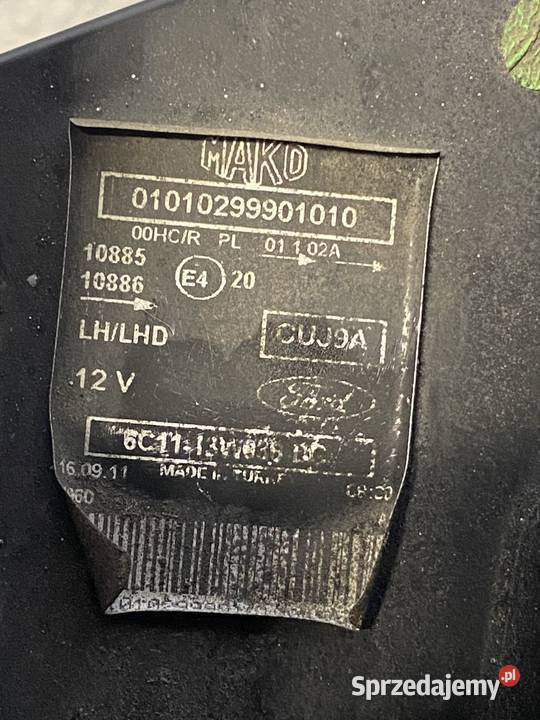 LAMPA PRZÓD LEWA 6C1113W030DC FORD TRANSIT 06