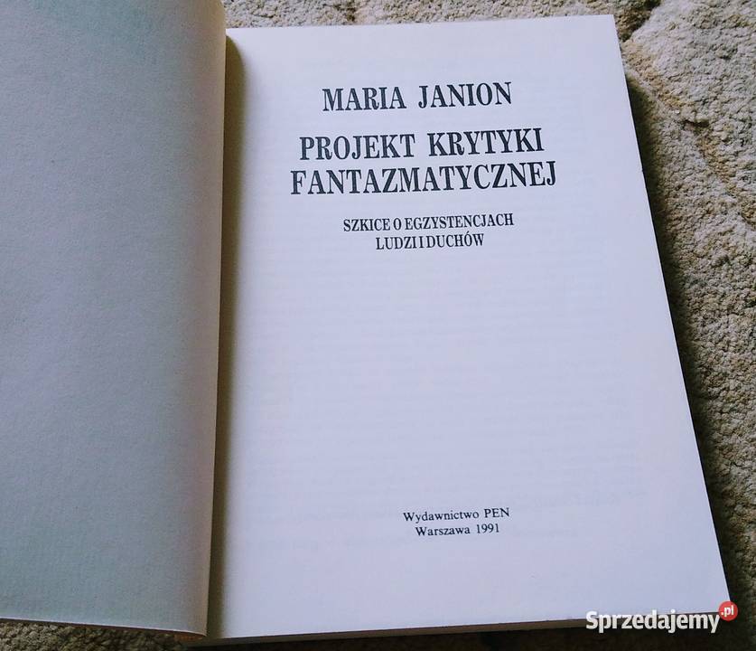 Projekt krytyki fantazmatycznej szkice o egzyst Gdańsk