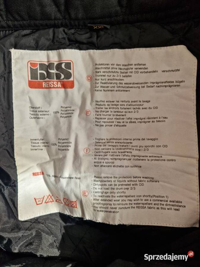 Motocyklowa kurtka Cycle Spirit XXL