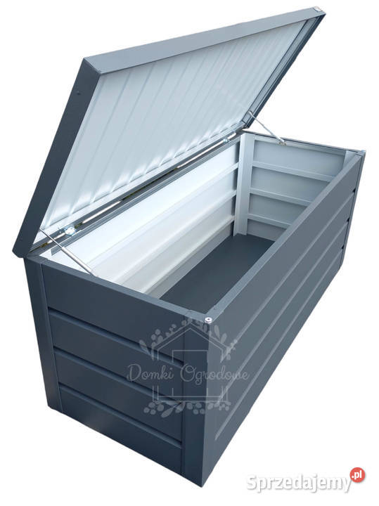 Skrzynia ogrodowa metalowa kufer 150x60x70 Siedlce
