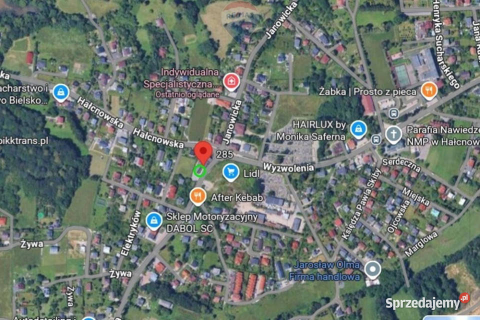 Lokal usługowy w centrum Hałcnowa Wynajem Bielsko-Biała sprzedam