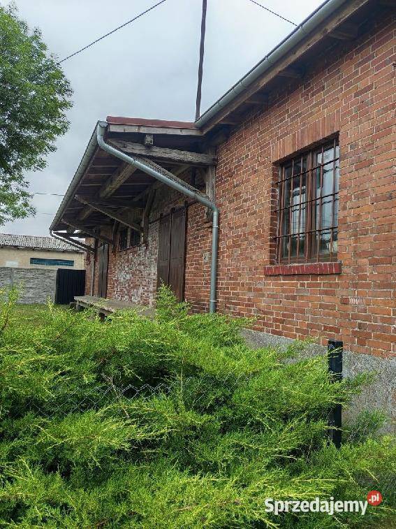 Murowana hala z rampą Bobrówko gmina Strzelce sprzedam