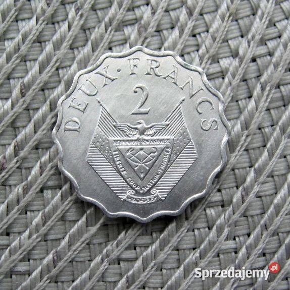 Rwanda 2 Franki 1970r FAO Ładna Numizmatyka wielkopolskie Kalisz