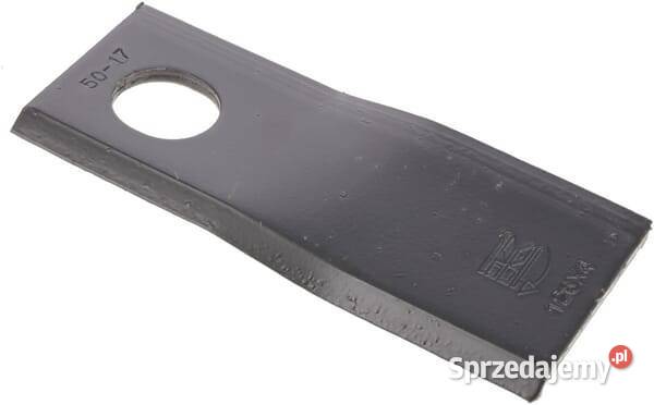 Nożyk kosiarki rotacyjnej prawy 126x47x4 mm Kamionna