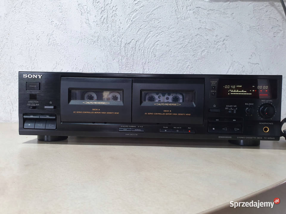 Magnetofon catette deck SONY TC we445 445 Międzychód