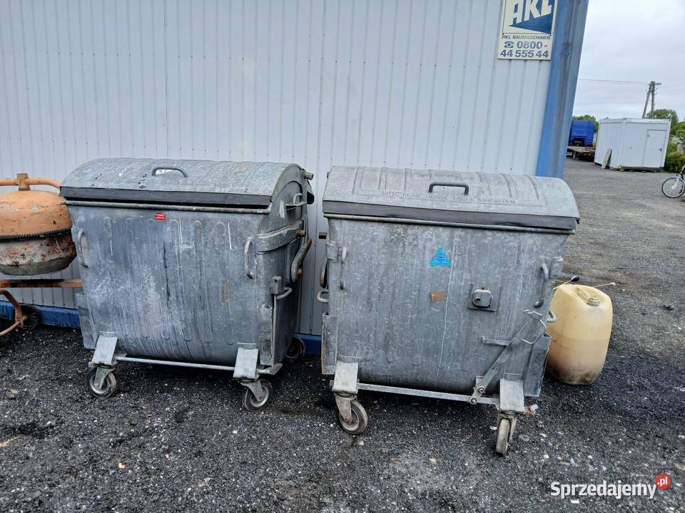 Pojemnik na śmieci 1100 l ocynk Mogilno