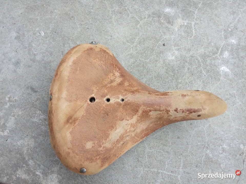 Siodełko Skórzane Ukraina lata 70te sprzedam