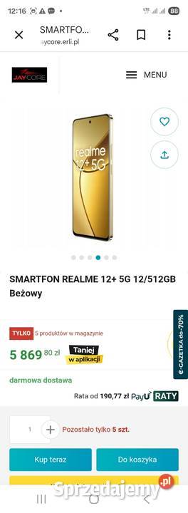 Realme 12 512 GB 12 RAM wielkopolskie Poznań