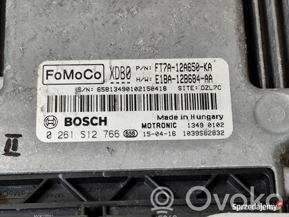 Ford Tourneo Transit Custom 10 ECO STEROWNIK sprzedam