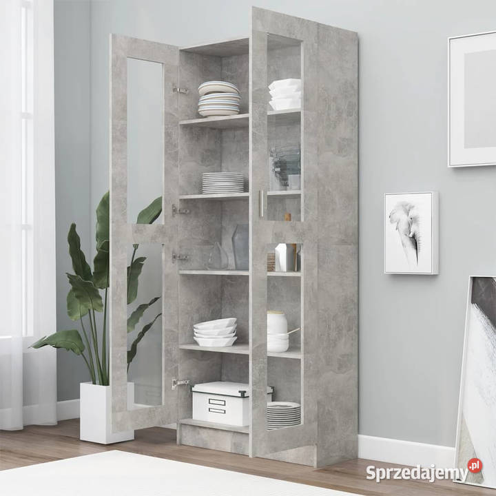 Witryna szarość betonu 825x305x1855 WM802772 Warszawa