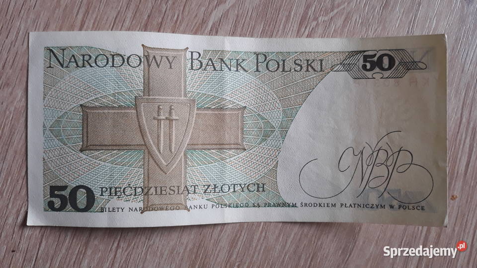 50 złotych 1 XII 1988 r seria KH Konin