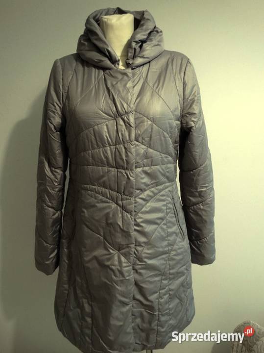 Kurtka Płaszcz Modny Beżowy Kolor Ocieplany brązowy/beżowy Łomża sprzedam