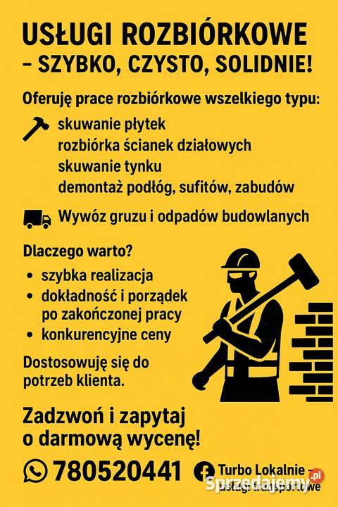 Opróżnianie mieszkań przygotowywanie do remontu Żory usługi budowlane