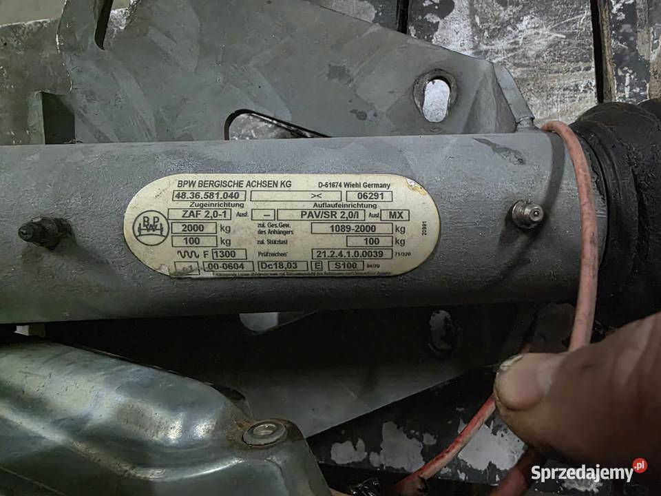 sprzedam dyszel do lawety przyczepy z chamulcem Lawety małopolskie Zator