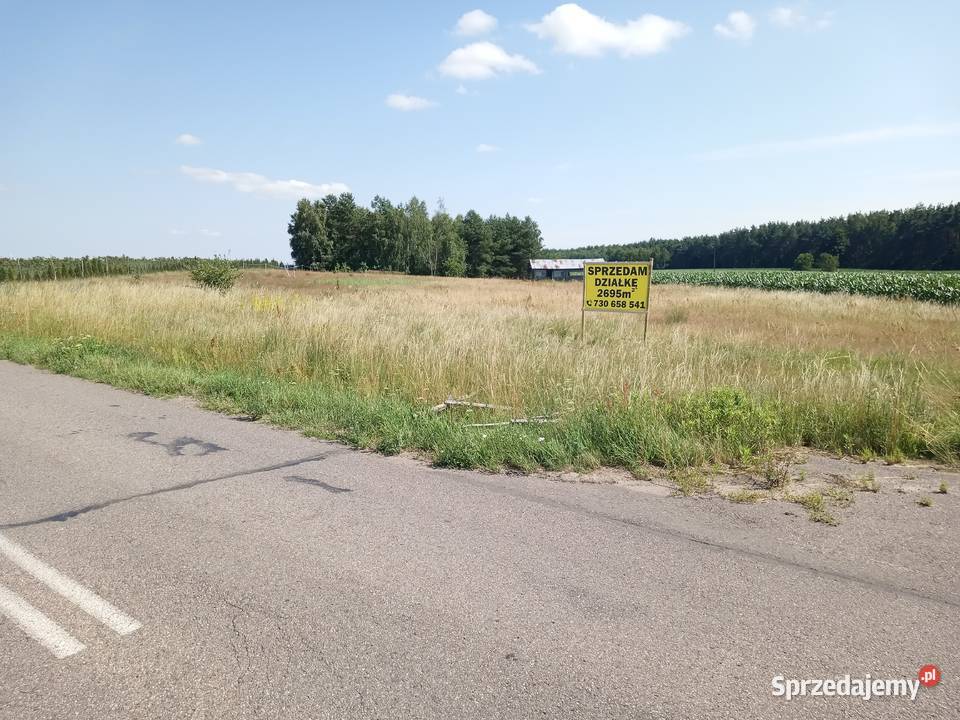 Działka budowlana 2695m2 w Lubowidzu woj mazowieckie