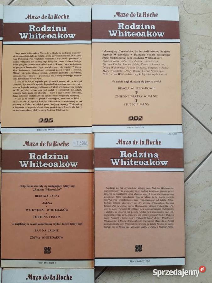 Rodzina Whiteoaków 14 tomów 1989 Bielsko-Biała
