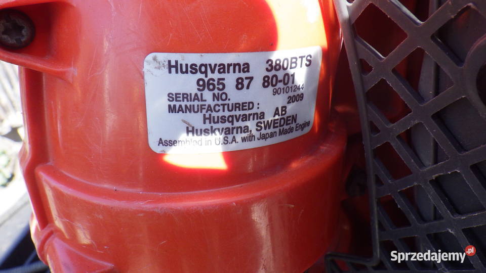 Dmuchawa Plecakowa Husqvarna Spalinowa dmuchawa podkarpackie