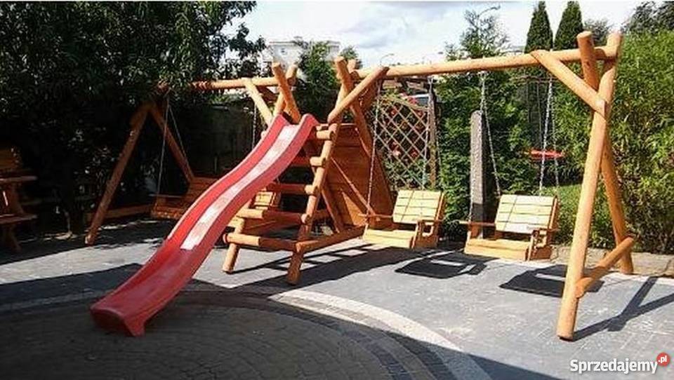 Meble ogrodowe barowe drewniane huśtawkiTran 100 pomorskie Chojnice