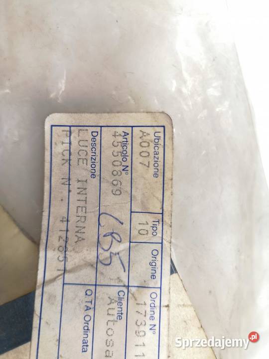 LAMPKA OŚWIETLENIE KABINY SAAB 900 19951998 ASO lubelskie sprzedam