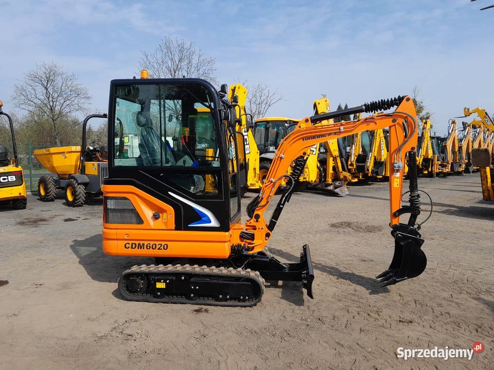NOWA KOPARKA GĄSIENICOWA 2 TONY LONKING JCB Kabina wielkopolskie