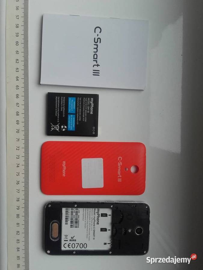 Smartfon MyPhone CSmart III czerwony w kartoniku Pozostałe Bydgoszcz