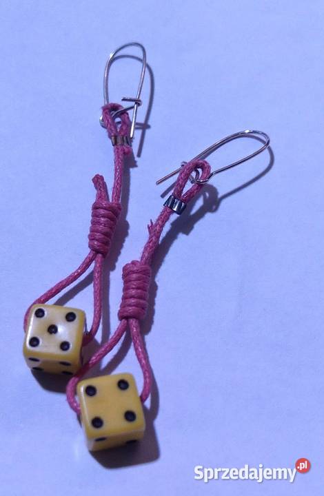 Kolczyki szubienica kostka do gry wysyłka Biżuteria Warszawa