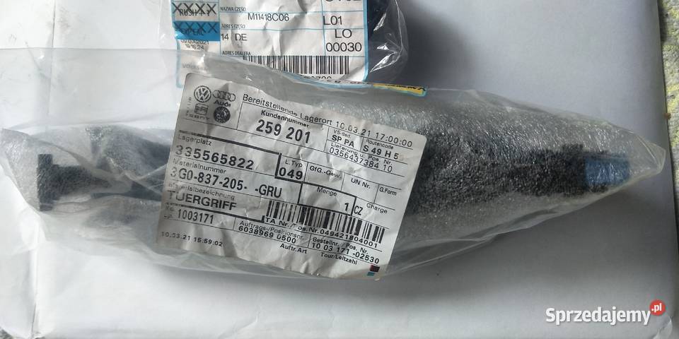 VW Passat B8 klamka KSSY dotykowazaślepka Łódź