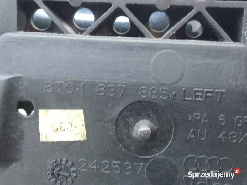 KLAMKA ZEWNĘTRZNA LEWA TYŁ 8T01 837 885 A Audi