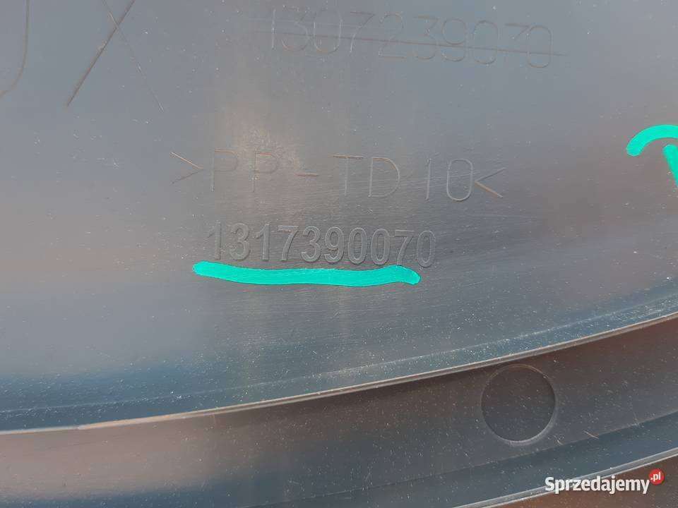 FIAT DUCATO 20 LISTWA BŁOTNIKA PRAWY TYŁ Trzciel