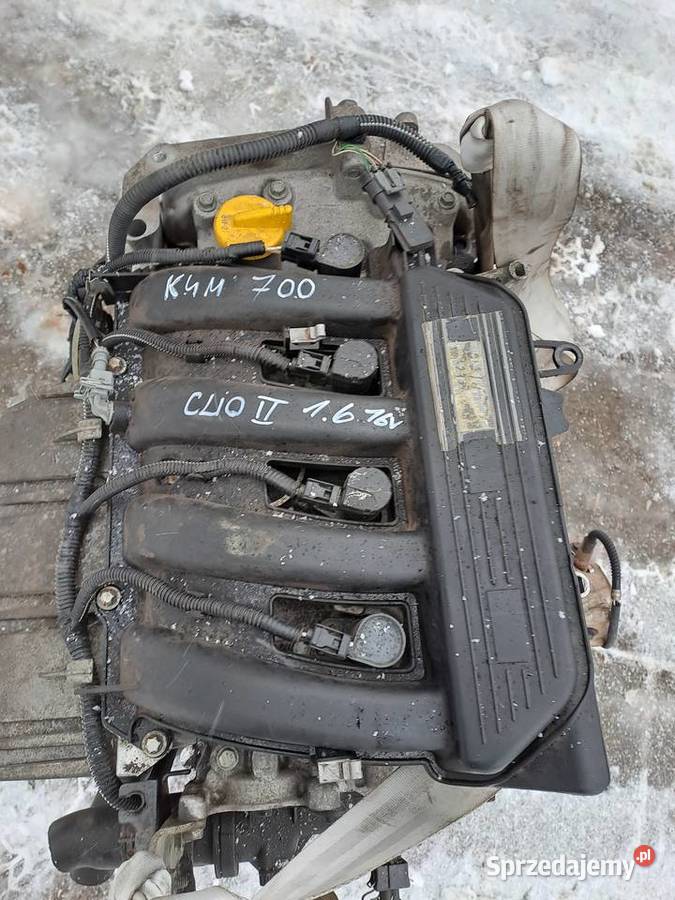 Renault Clio 16 16V 105 silnik kompletny kod śląskie Jastrzębie-Zdrój