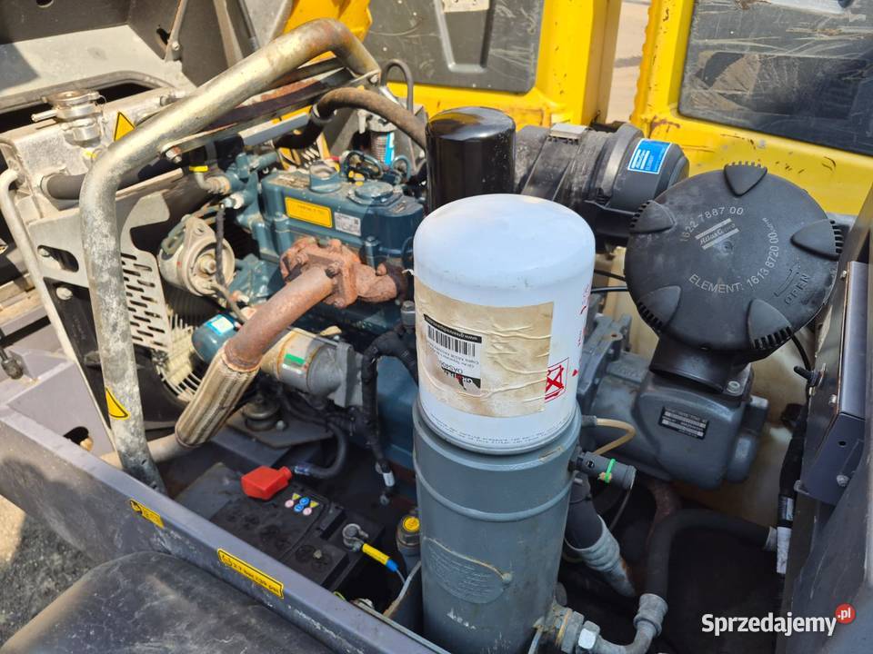 Atlas Copco XAS48 kompresor sprężarka śrubowa Rok produkcji 2021 Maków Podhalański sprzedam