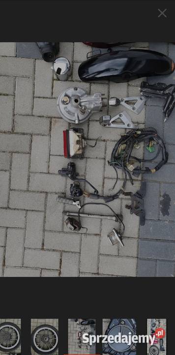 HONDA VT 500 felga błotnik osłona dyfer set Opony, koła, felgi