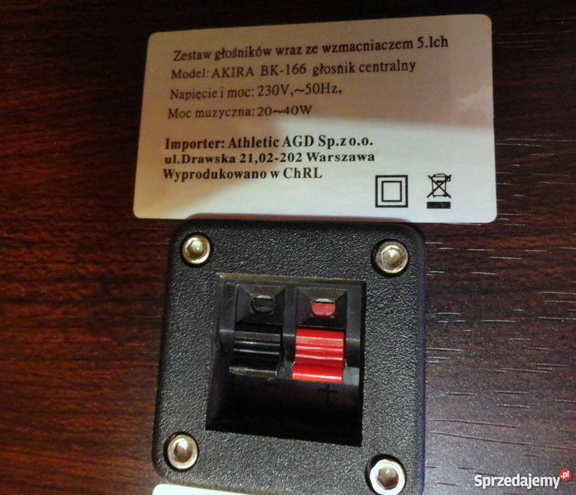 Kolumny AKIRA BK166 Centralny 2 x Satelita Kościan